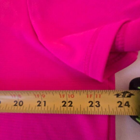 Reel Legends Womens Freeline Mandarin Short Sleeve Pink Top 2X - Picture 7 of 11